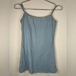 Active Basic  Blue Tank Top Women’s Medium Adjustable Straps Fitted Layering Top Photo 1