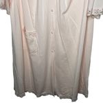 Vintage Shadow Line Pink Nylon‎ Robe Size M Photo 2