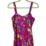 Vintage Ruffle Midi Dress Pink Floral 90s Y2K Coquette Size Small Photo 3