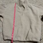 Everlane  ReNew Quarter Zip Fleece Oat- Size XS Photo 6
