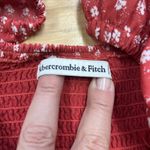 Abercrombie & Fitch Puff Sleeve Smocked Mini Babydoll Dress Floral Size Medium Photo 2