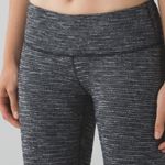 Lululemon  Wunder Under Pant III Coco Pique Black White Leggings Size 4 Photo 4