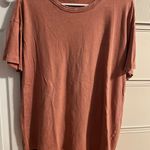 Aerie Oversized Lightweight Brick Orange T-Shirt Photo 0