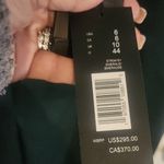 Elie Tahari  Emmy Flat Front Pleated Straight Leg Trousers Emerald Green Size 6 Photo 1