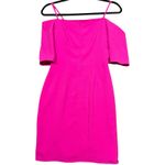 Gianni Bini  Hot Pink Off Shoulder Bodycon Dress | Size 0 Photo 2