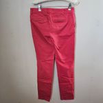 Gap Khakis Pants Hot Coral Broken-In Straight Casual Solid Spring Staple Pink Photo 2