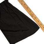 Diane Gilman VTG Black Silk Shorts High Waisted Pull On Size M Minimalist NEW Photo 7