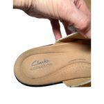 Clarks Laurieanne Rae Women's 11 Sandals White Blue Floral Slip On Comfort Shoes Photo 5