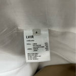 LVIR LA Project Belted Vest Small Tan Linen Blend Sleeveless Layering Modern Photo 7