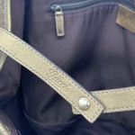 Gucci Limited Edition Abbey Brown Gg Fabric Gold Vintage Bag Photo 8