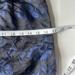 Dana Buchman Dana Buchanan petite floral silk vintage pencil skirt black & blue size 2 P Photo 15