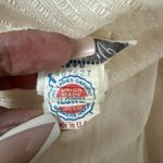 Vintage Long Chemise Night Gown Floral Faux Wrap Striped Lace Sheer Petite Size undefined Photo 3