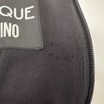 Moschino Boutique Gold Metallic 3/4 Sleeve Shift Dress Photo 7