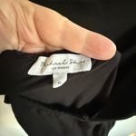 Michael Stars Black Tie-Back Maxi Dress | Cotton Blend Minimalist Style XL Photo 4