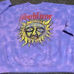 Urban Outfitters Sublime Purple Tie Dye Sweatshirt Oversized S/M Photo 2