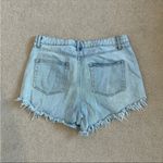 Wild Fable highest rise light wash blue denim Jean shorts in size 14 Photo 3
