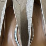 Antonio Melani  Rhinestone Jeweled Wedge Heels 7 Silver‎ Peep Toe Photo 3