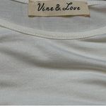 Vine & Love Pink‎ & White Striped Color Block Twist Front Top Photo 12