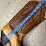 Tony Lama Vintage  Black Label Marble Leather Tan Western Cowboy Boots Women’s 6 Photo 12