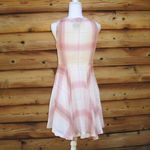 Elizabeth and James Pink Cream Plaid Dress Photo 5