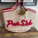 No Boundaries NEW Pool Side Large Size Woven Ratan Tote Bag Beach Vacay Cruise Summer Photo 5