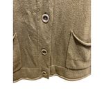 J. Jill Angora Blend Oversized Button Down Knit Cardigan Olive Leaf Size L Cozy Green Size L Photo 8