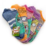 Nickelodeon Rugrats Womens No Show Socks Reptar Angelica Chuckie 90s Nicktoons Photo 0