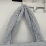 VS PINK Light Blue Plush Sherpa Tote Bag Travel Classic Medium Photo 3