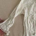 Gianni Bini  White Lace Detail Women's swim suit cover up Medium 100% cotton Photo 3