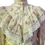 Gunne Sax Vintage by Jessica Floral Dress Long Sleeve Flowers Size S/M Photo 1