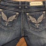 Rock Revival Lucille Boot Size 28 Dark Denim Jeans Photo 3