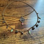 Lucky Brand Double Strand Rose Floral Charm Necklace 20” Photo 1