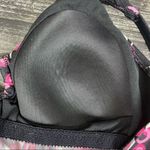 Speedo  Pink Black White Circle Print Tankini Swim Bikini Top 12 Photo 3