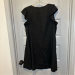 SheIn  Curve Black Scoop Neck Flutter Sleeve Dress 1XL Photo 7