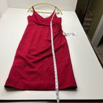 Dress the Population  Anita Crepe Cocktail Dress Women Size Medium Garnet Red NEW Photo 10