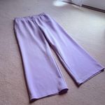 Scarlett Purple Wide-Leg Trousers with Elastic Waistband Photo 2