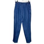Lee Jeans Womens 6 28" Blue Trouser Style Tapered Leg Relaxed Retro Vintage Photo 1