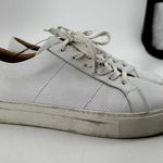 Greats Brooklyn The Royale Perforated Sneaker Leather Low Top Lace Up White 9 Photo 2