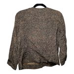 EUC RUBY RD. Beaded Brown and Black Floral Line DesignnJacket Photo 1