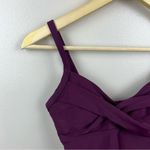 Athleta Twister Tankini Swim Top Size 32 B/C Wild Berry Plum Purple Beach Cruise Photo 3