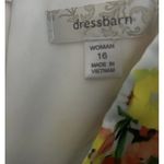 Dress Barn Women's Floral Sleeveless Green Dress Sz 16 Formal Special Occasions Photo 2