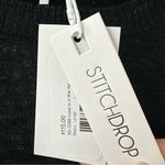 StitchDrop Black Lightweight “Love is in the Air” Heart Sweater, Size Large Photo 3