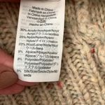 Madewell Oatmeal Confetti Fisherman Cable Knit Open Front Cardigan Sweater Photo 5