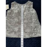 LT Lanting Bride White Sheered LS‎ Beaded Open Front Embroidered Tunic Sz Small Photo 7