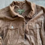 Eddie Bauer  brown linen jacket Photo 2