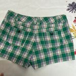 New York & Company Green and Purple Plaid Shorts Size 8 Photo 7