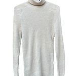 H&M Beige Cream Ribbed Turtleneck Sweater Photo 0