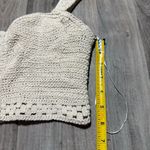 ZARA  crochet knit beachy bustier crop tank top Photo 3