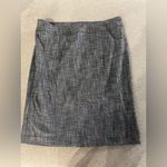 White House | Black Market  Skirt Womens Size 14 Black White Pencil Lace Hem Lined Photo 0