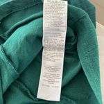 J.Crew Green Long Sleeve Blouse Ruffle-shoulder with plaid sheer sleeves size S Photo 6